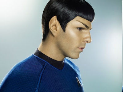 Quinto as Spock promotional photo