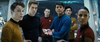 Trek '09 cast on bridge